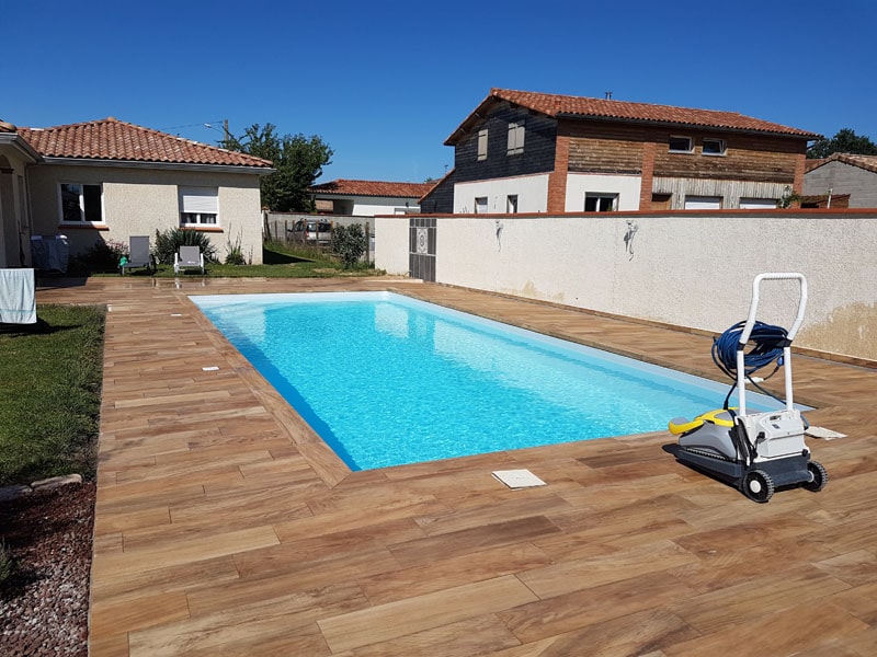 Pose de carrelage, Léguevin